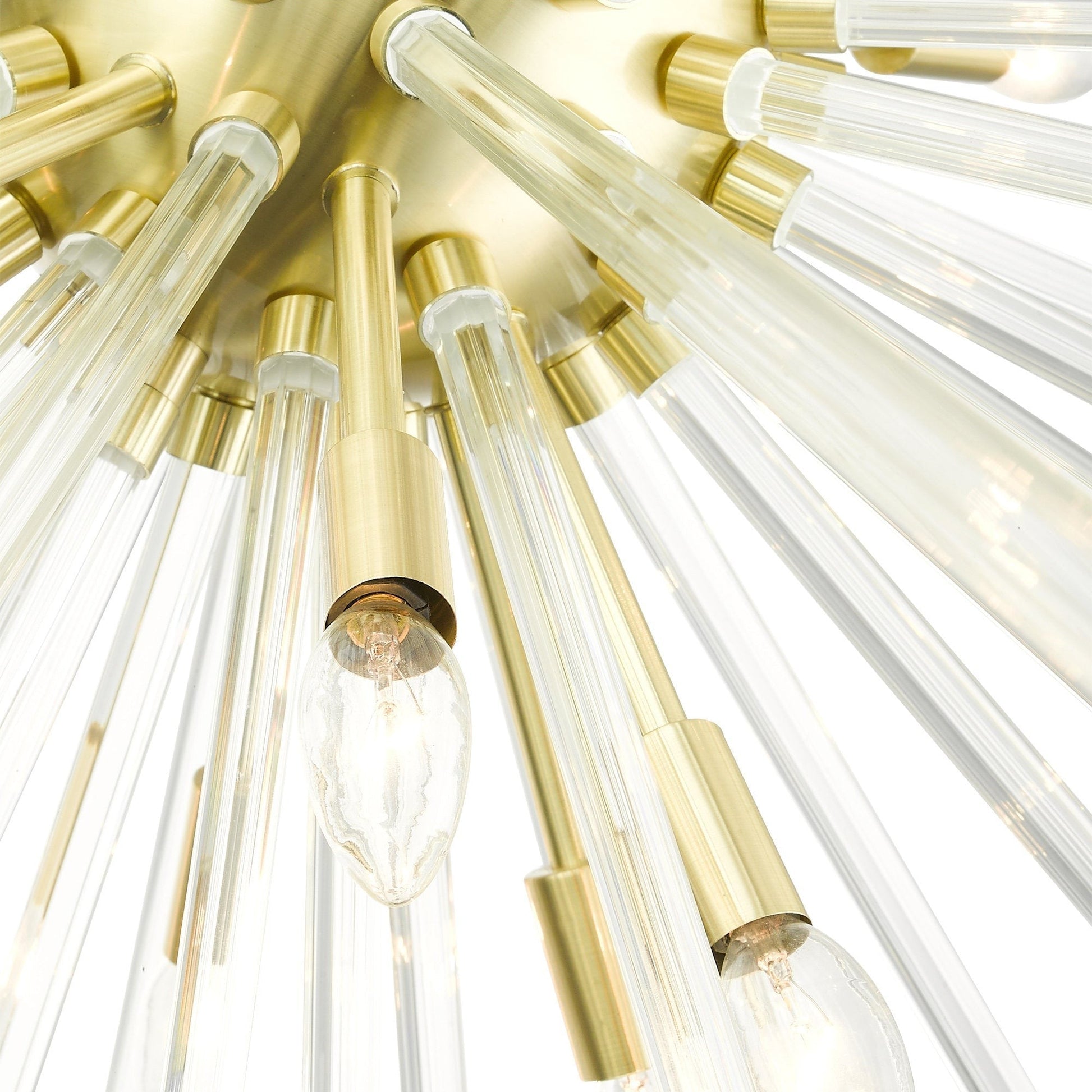 16-Light Crystal Rod Pendant Chandelier