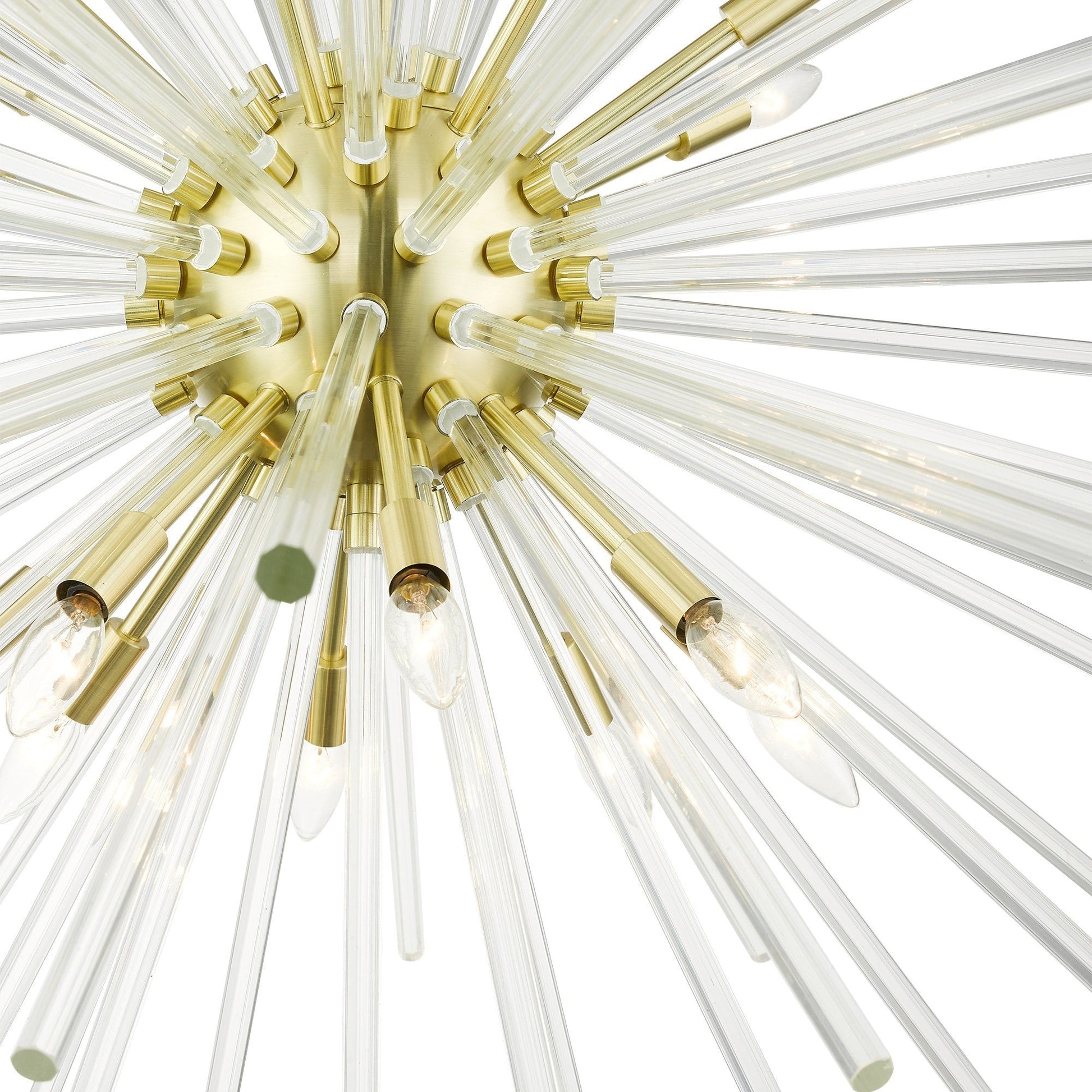 16-Light Crystal Rod Pendant Chandelier