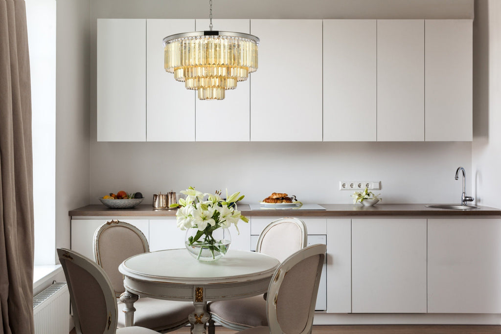 17-Light Transitional Crystal Chandelier