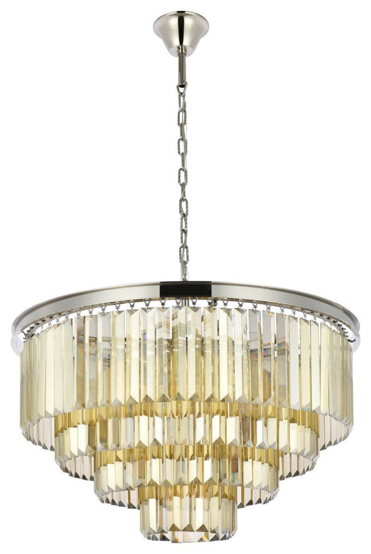 17-Light Transitional Crystal Chandelier
